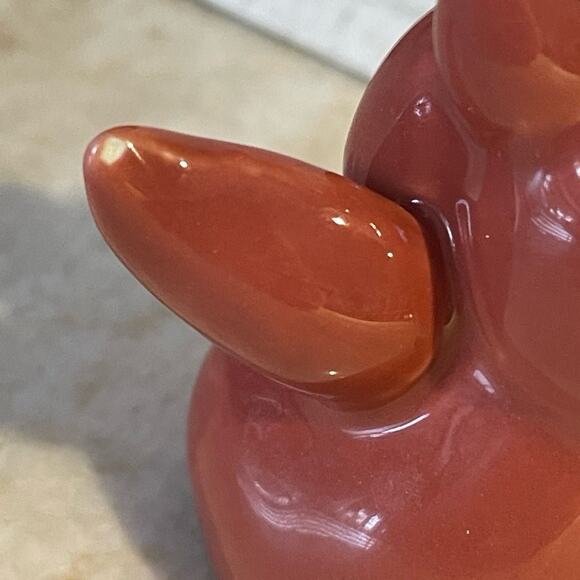 Flying pig figurine dark mauve pink cute! - Picture 4 of 5